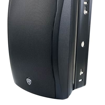 Rockville BLUAMP 150 Stereo Bluetooth Amplifier Receiver+2) Black Patio Speakers image 4
