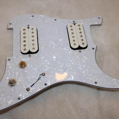 DiMarzio DP196/DP197 Virtual PAF Humbucker Set - in Loaded Strat Pickguard image 1