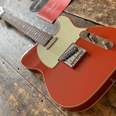 Fender Japan Limited Edition Japanese Domestic Only FSR 1960's Fully Bound Custom Telecaster Fiesta Red MIJ image 5