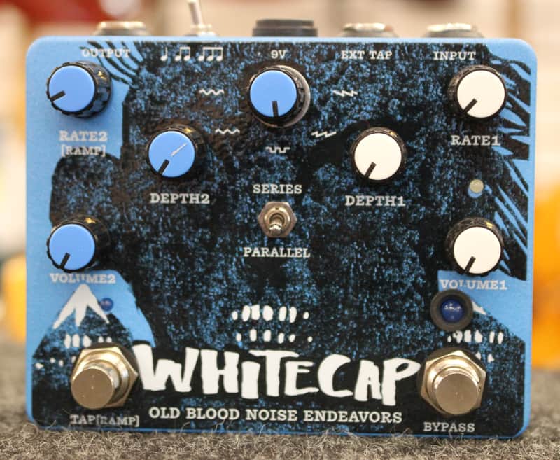 Old Blood Noise Endeavors Whitecap Asynchronous Dual Tremolo Guitar Effects Pedal image 1
