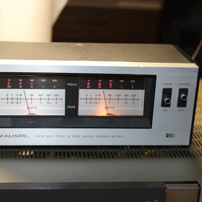 Restored Realistic APM-200 Peak & RMS Power Meter (4) image 18
