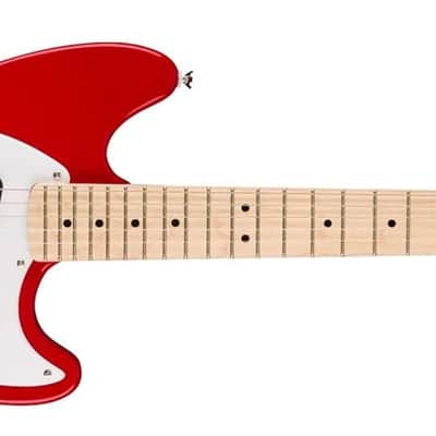 Squier Sonic Mustang Electric Guitar, with 2-Year Warranty, Torino Red, Maple Fingerboard image 1