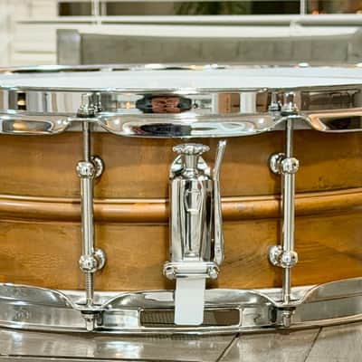 Ludwig Raw Copperphonic 5x14 snare drum - Raw Copper image 3