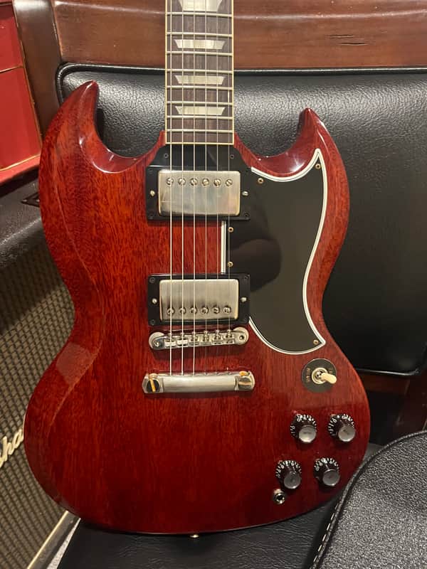 2025 Gibson Custom Shop '61 Les Paul SG Reissue VOS Faded Cherry image 1
