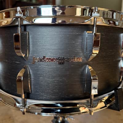 Jenkins-Martin 6.5x14 Fiberglass Snare Drum Solid Shell Black Finish Fibreglass Snare image 1