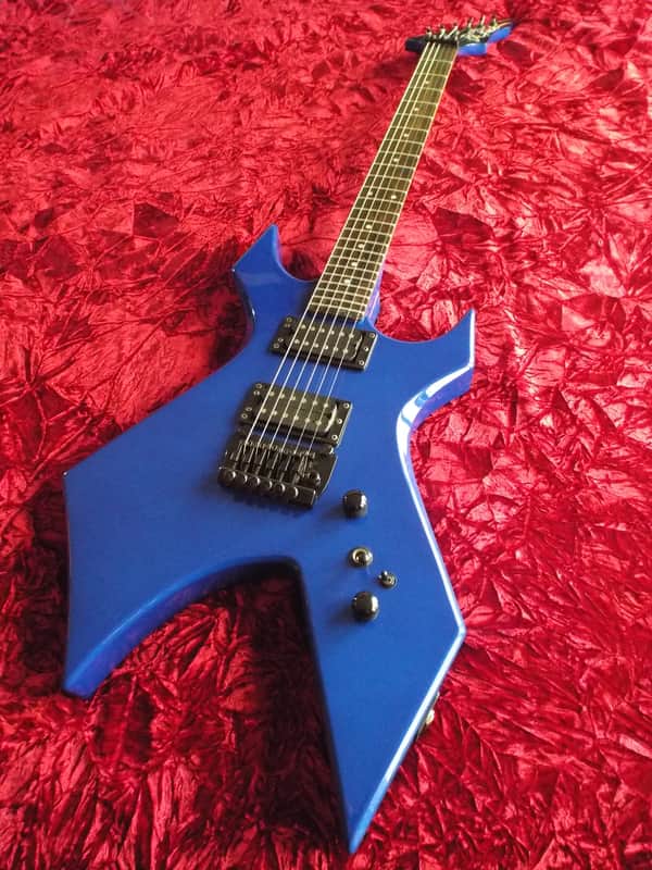 BC Rich Platinum Series Warlock 1987 Rare Blue w/ Hard Case | Reverb