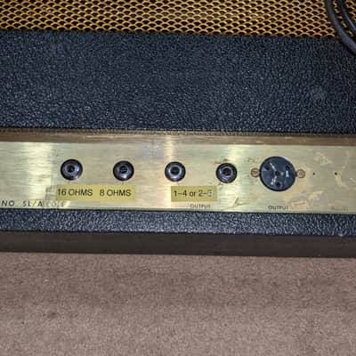 Marshall JMP 1959 Super Lead 2-Channel 100-Watt Guitar Amp Head 1967 - 1975 - Black image 15