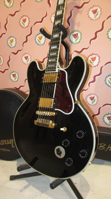 2015 Gibson BB King Lucille - Black w/ Original Hardshell Case image 1