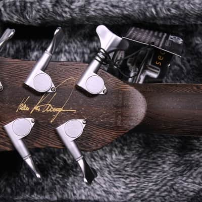 Warwick Fortress 5 LTD Poplar Burl Top 5-String (Nirvana Black OFC) image 5