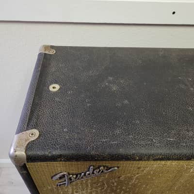 Fender Bandmaster Cabinet 2x12 Original Utah speakers  1967 - Black image 9