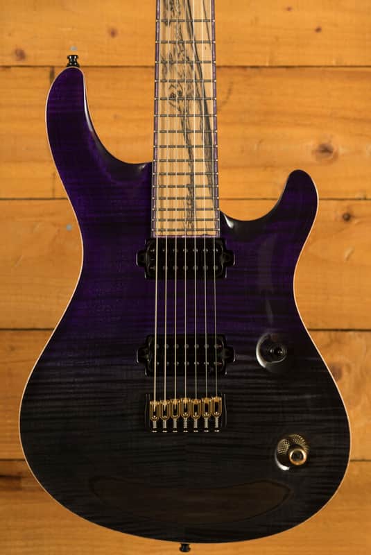 Mayones Regius Core Classic 7 B26.5 Trans Black Purple Horizon