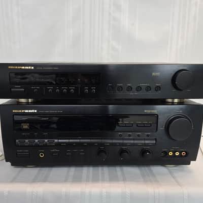 Marantz SR-96U Receiver (Original Box) & DP-870 Digital Processor 1997-2000 - Black image 1