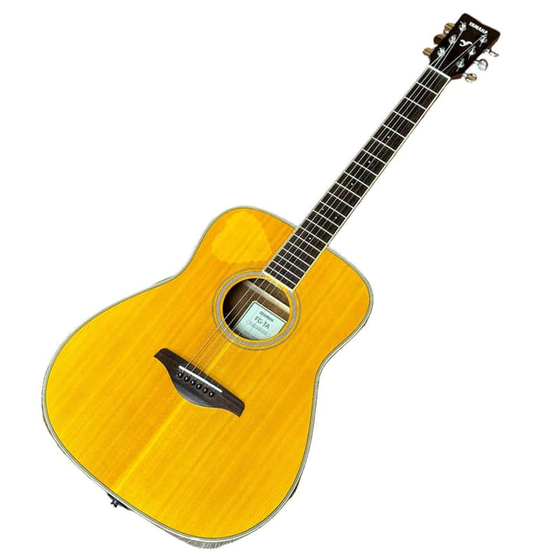 Yamaha FG-TA TransAcoustic Acoustic-Electric Guitar w/ Hard Case image 1