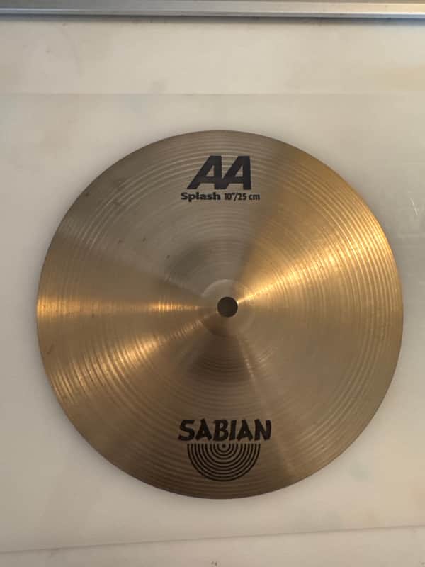 Sabian 10" AA Metal-X Splash Cymbal 2006 - 2010 - Natural Bild 1