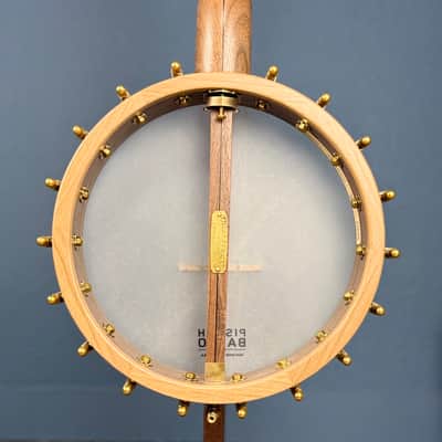Pisgah Possum 11" 5-String Banjo with Persimmon Tone Ring Walnut Rim and Neck, Persimmon Fretboard image 4