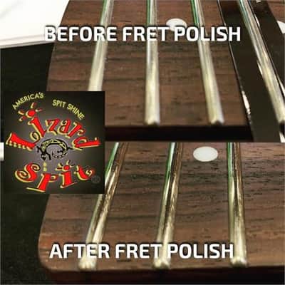 Lizard Spit - Fret Polishing System (24 pads, Fret Guard, Cloth) & 24 Polishing Refills image 2