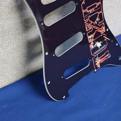Toxin Band Logo Custom Printed Stratocaster 11-Hole Pickguard RARE image 3