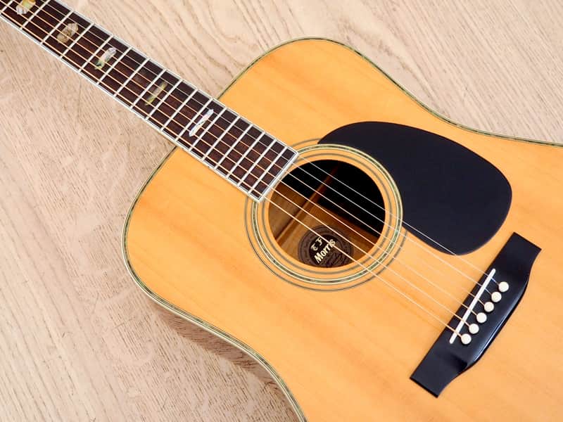 1970s Morris W-60 Vintage Dreadnought Acoustic Guitar Japan