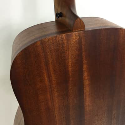 Caraya SAFAIR41EQ All Mahogany Dreadnought Acoustic Guitar, Built-in EQ + Gig Bag image 5