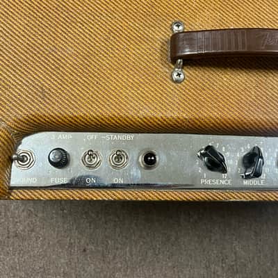 Fender 1959 High-Power Vintage Twin-Amp Guitar Combo 5F8-A - Local Pickup Only! image 7