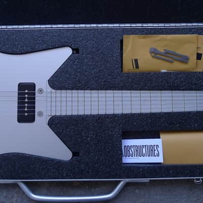 Obstructures 0.750 2016 clear solid aluminum guitar image 2