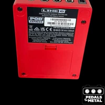 Line 6 POD Express 2024 - Present - Red / Black - X17113 image 6