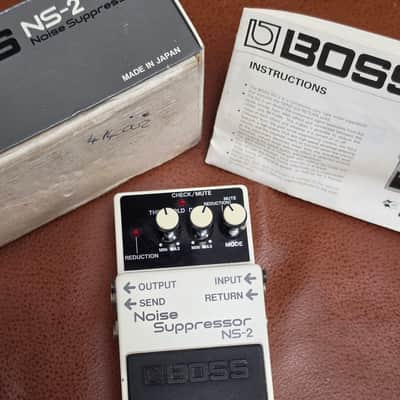 Vintage Boss NS-2 - 1987 Japan - Noise Suppressor - Silver Label First Month Production (Serial 841031) - MINT / BOXED / MIJ image 10
