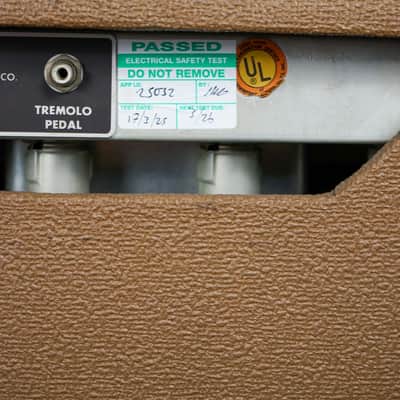 1963 Fender Brownface Vibrolux Amp UK Export Version - From Selmer, One Owner image 14