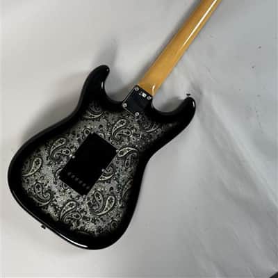 2020 Fender MIJ Limited Edition Black Paisley Stratocaster image 9