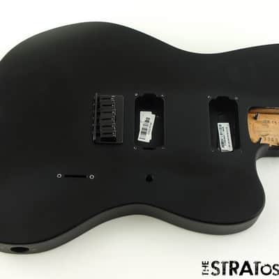 USA Fender JIM ROOT Jazzmaster Mahogany HH BODY + HARDWARE, American Flat Black image 1