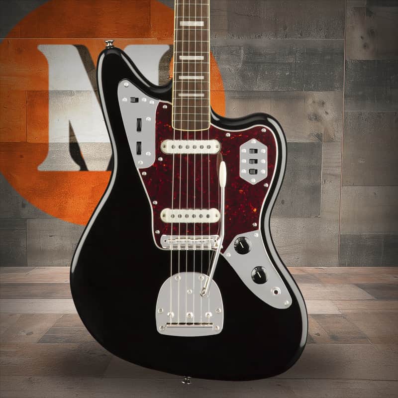 Squier Classic Vibe '70s Jaguar - Laurel Fingerboard - Black image 1