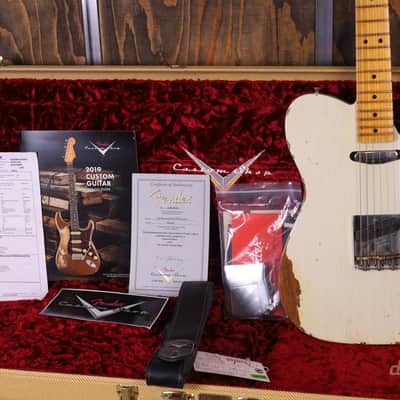 Fender Custom Shop 2019 Limited Roasted Pine Double Esquire '55 Desert Tan PRE-OWNED! image 16