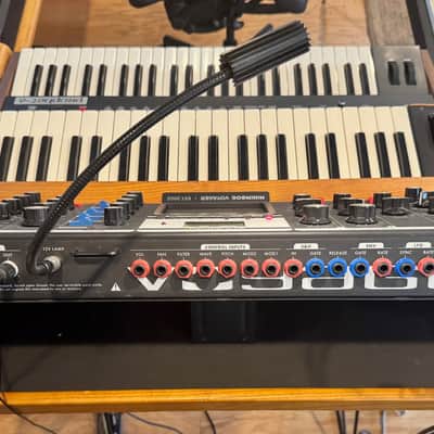 Moog Minimoog Voyager Performer Edition 44-Key Monophonic Synthesizer 2015 - Quarter-Sawn Tiger Oak image 3