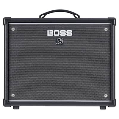 BOSS Katana-50 EX Gen 3 50W 1x12-Inch Combo Guitar Amplifier with 12 Amp Characters, 5 Effects Sections, and 4 Tone Settings (Black) image 1