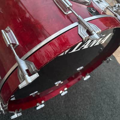 Tama Superstar 22x14 Bass Drum Cherry Wine - 80's image 8
