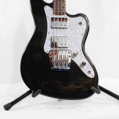 Squier Paranormal Rascal Bass HH Short Scale Electric Bass in Metallic Black image 12