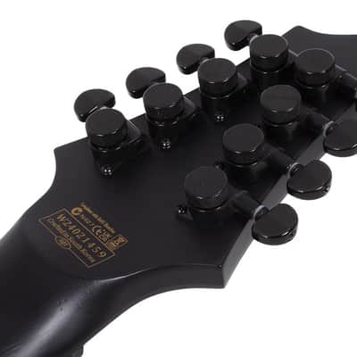 Schecter PT-8 MS Black Ops LH - Satin Black Open Pore (625) image 11
