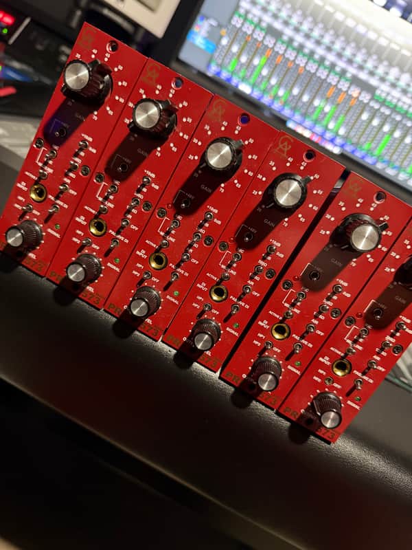 Golden Age Project Pre-573 MKIII 500 Series Microphone Preamp Module 2019 - Present - Red image 1