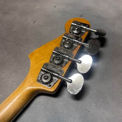 1966 Fender Jazz Bass Black Sparkle w/Matching Headstock w/OHSC image 4
