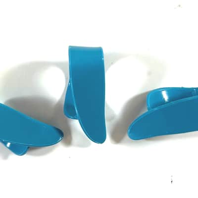Herco Thumb Picks Delrin Flex 52 Blues 3 Pick Players Pack