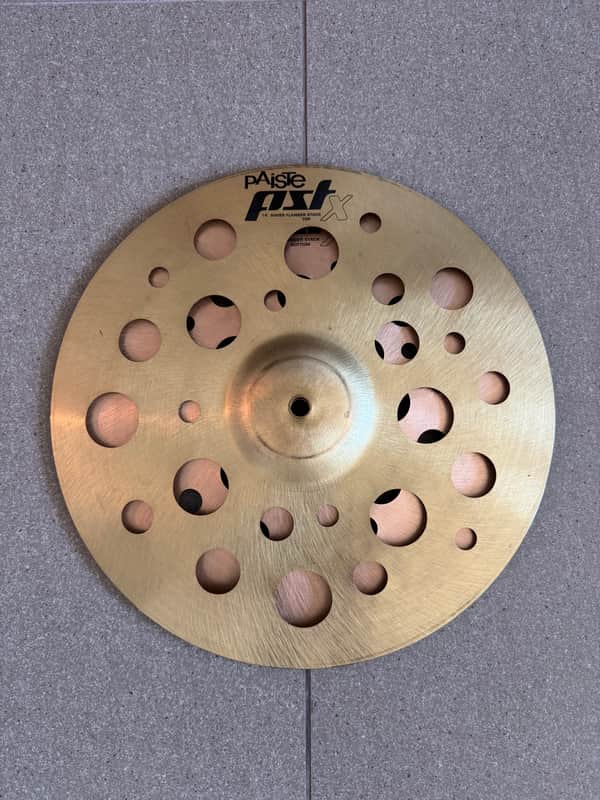 Paiste 14" PST X Swiss Flanger Stack Cymbals image 1