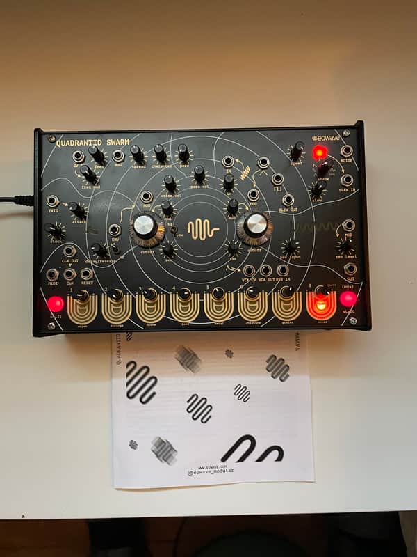 Eowave Quadrantid Swarm Semi-Modular Desktop Synthesizer - Black image 1