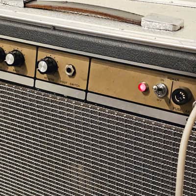 Pearl SS-101 100W Solid State Guitar Combo Amp 1970s w/ Original Aluminum Case image 5