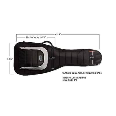 Mono DUAL ELECTRIC GUITAR (JET BLACK) 2019 image 2