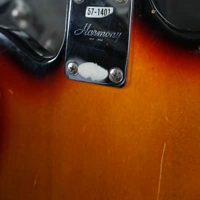 Harmony 2P90 w/ Whammy 70s - Sunburst Electric Guitar w/ Gig Bag image 11