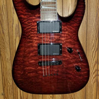 Jackson X Series DKXT Dinky 2012 Transparent Quilted Red image 1
