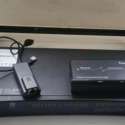 U-1602 Cyberview Cat5 KVM Switch 1U Rackmount 16 Ports 1x Local- 1 x Cat5 Remote image 3