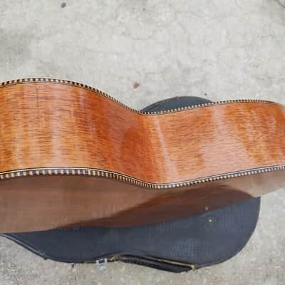 Vintage 1920's Supertone All Mahogany Parlor Guitar - Very Rare!  Gorgeous! image 7