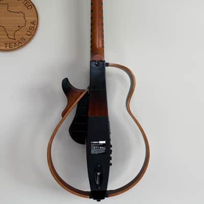Yamaha SLG200S Silent Guitar 2010s - Tobacco Sunburst image 2