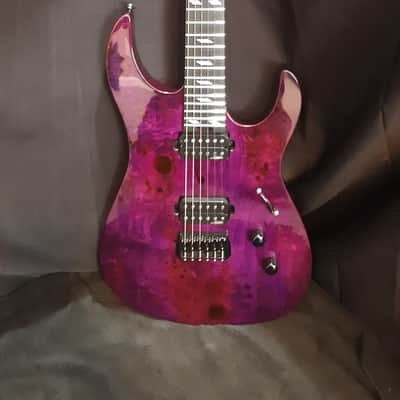 Legator Ninja N6SS(WATCHLIST OFFER)Super Shred Series Ultra-Fast Neck Profile, Ebony, Stainless Steel Frets, Locking Tuners! 2024 - Magenta Burl image 14